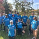 Le groupe des bleus en collaboration pour trouver leur cri de coeur